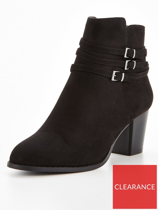 front image of v-by-very-block-heel-ankle-boot-black