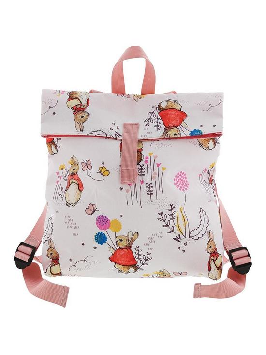 front image of peter-rabbit-childrens-backpack