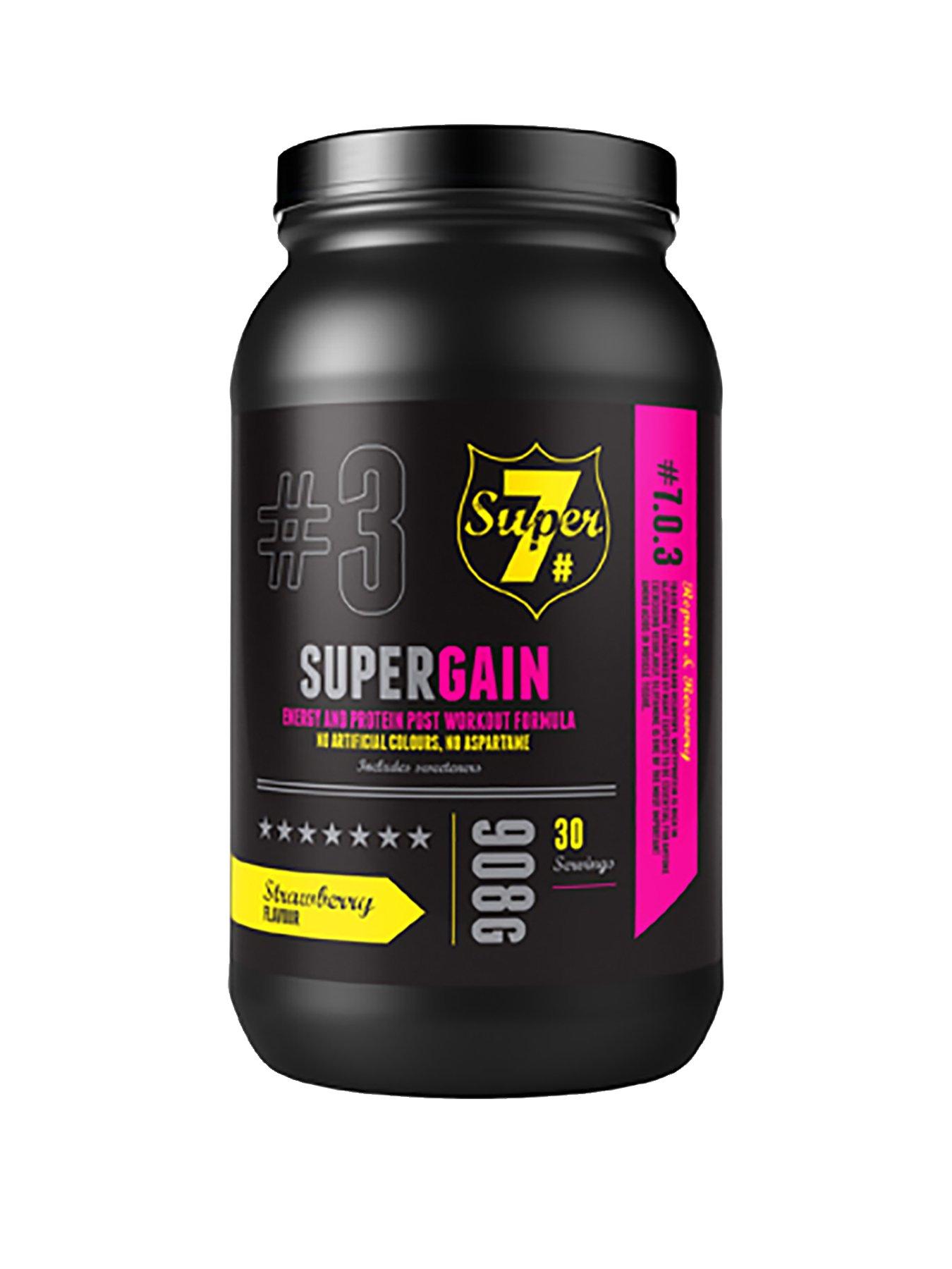 Image 1 of 2 of Super 7 Super Gain Strawberry Post-Workout Recovery and Gain Enhancer - 908&nbsp;grams