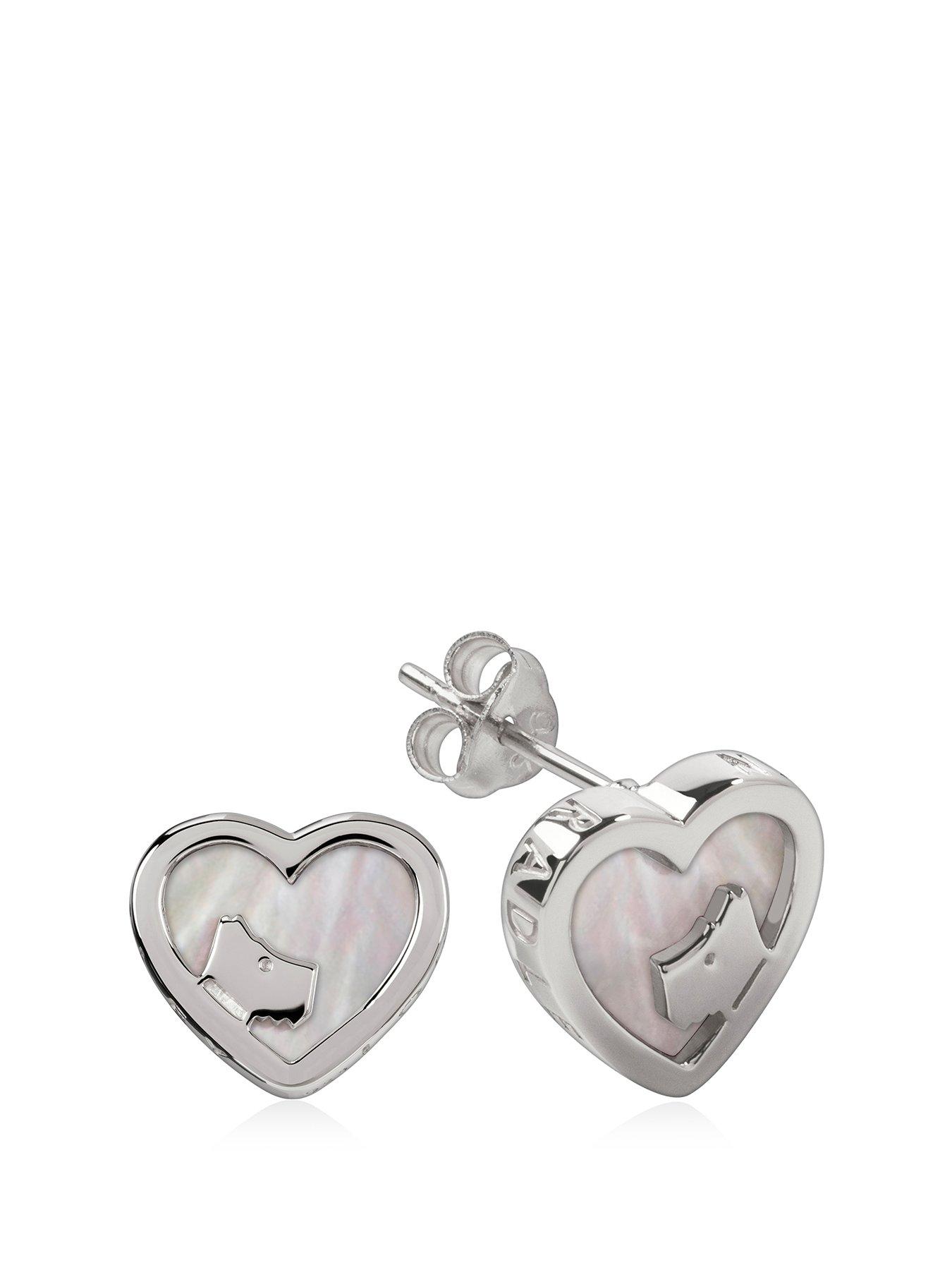  Love Radley Sterling Silver Heart Earrings