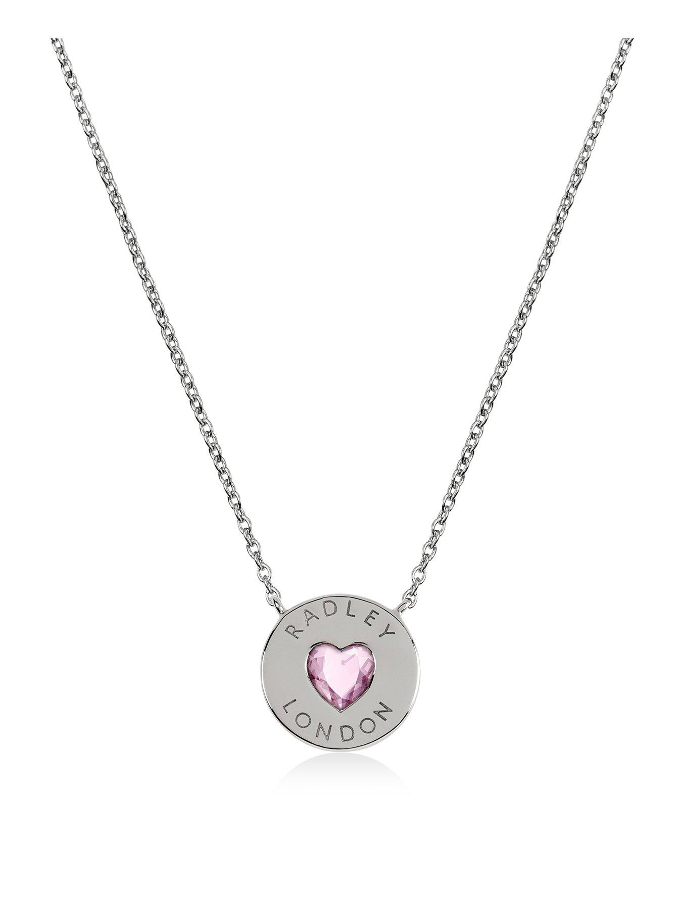 Product photograph of Radley Love Heart Necklace from very.co.uk