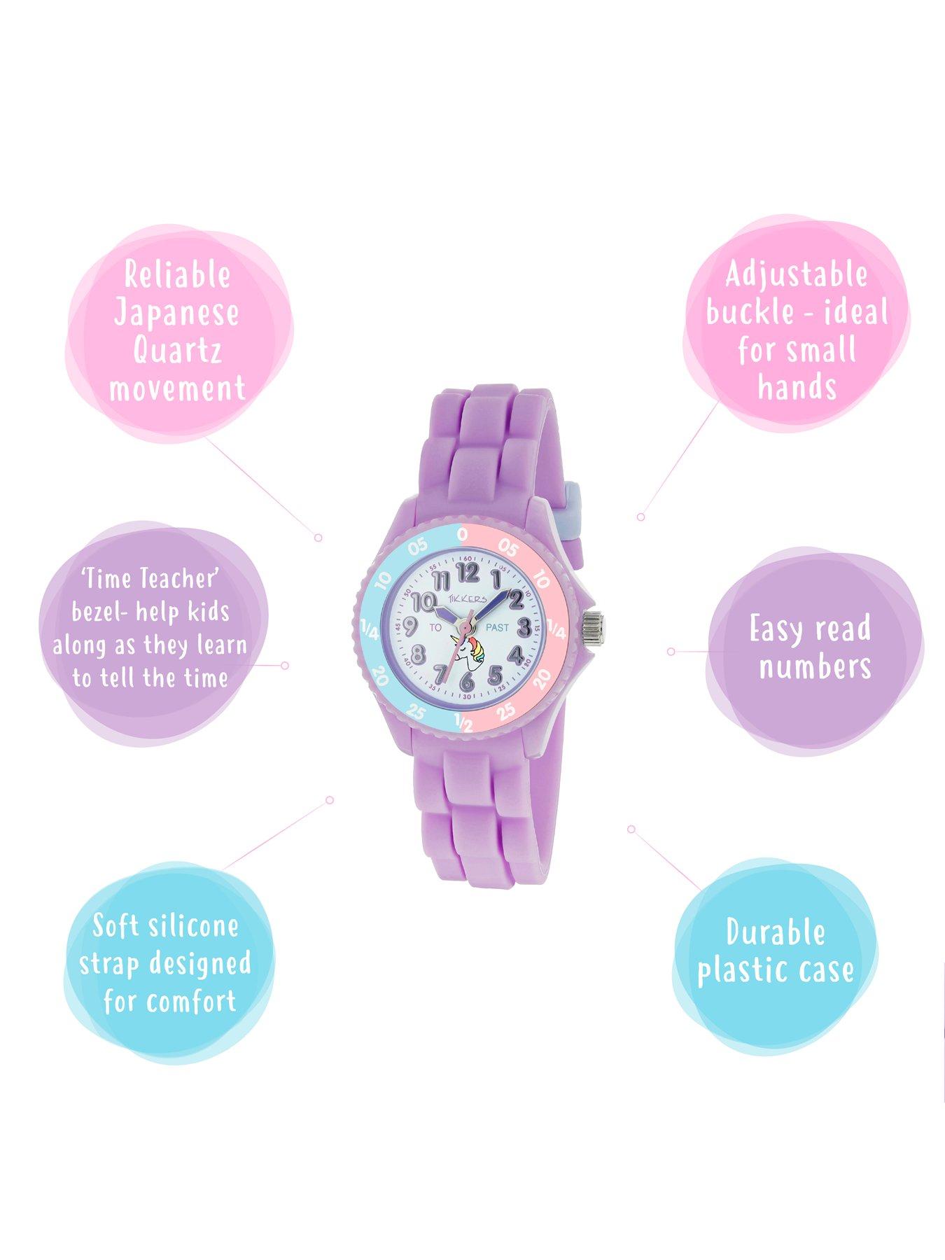 Image 5 of 5 of Tikkers Lilac Kids Watch