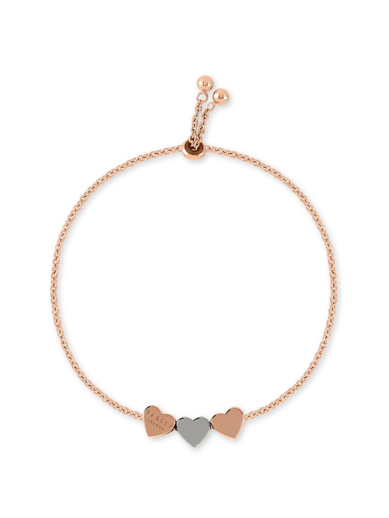 Product photograph of Radley Love Letters Heart Bracelet from very.co.uk