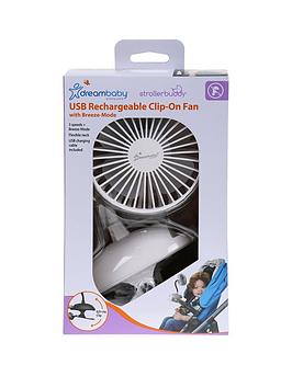 dreambaby-dreambaby-usb-rechargeable-clip-on-caged-fan-white