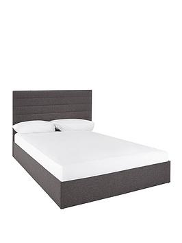 Very Home Lennox Fabric Bed Frame With Mattress Options (Buy And Save!) - Bed Frame With Microquilt Mattress
