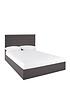  image of lennox-fabric-bed-frame-with-mattress-options-buy-and-save