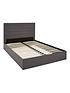  image of lennox-fabric-bed-frame-with-mattress-options-buy-and-save