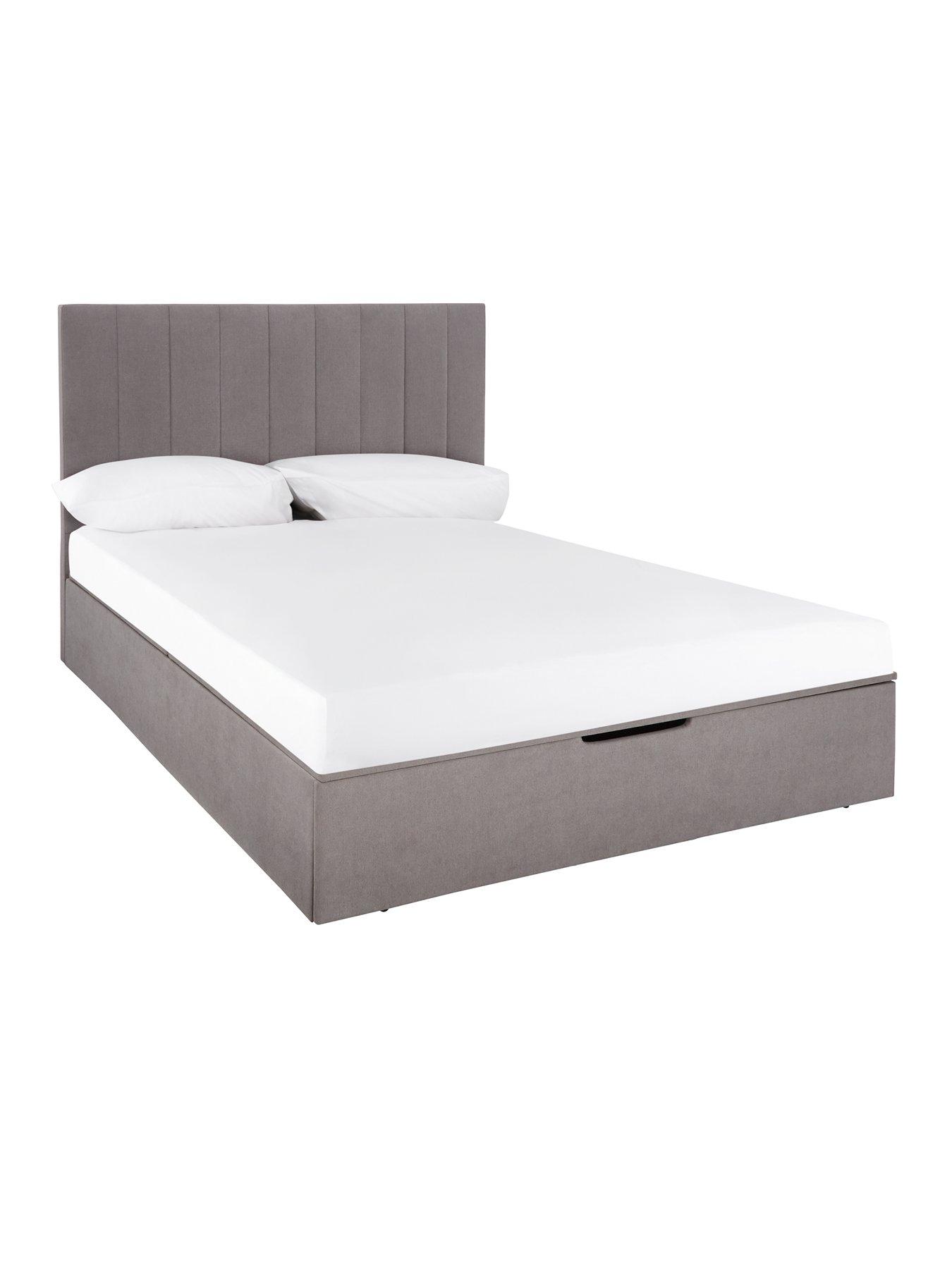 Very Home Nova Fabric King Bed + Microquilt Mattress very.co.uk