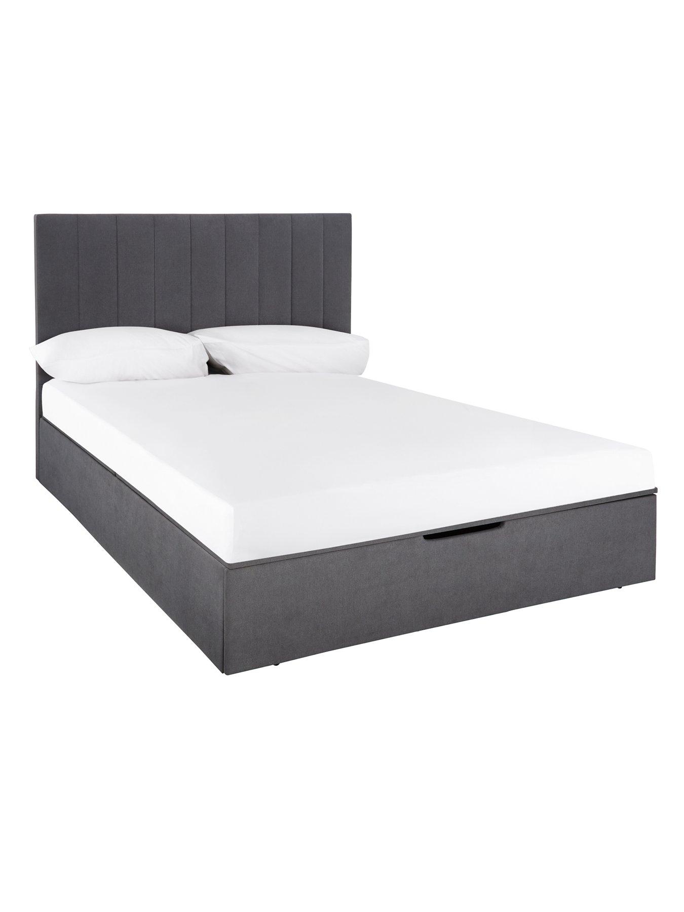 Image 1 of 6 of Very Home Nova End Lift Storage Ottoman Up Bed with Mattress Options (Buy &amp; SAVE!)