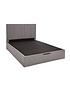  image of nova-fabric-ottoman-storagenbspbed-frame-with-mattress-options-buy-amp-save
