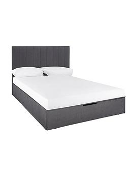 Product photograph of Very Home Nova Fabric Ottoman Storage Bed Frame With Mattress Options Buy Amp Save - Bed Frame With Memory Mattress from very.co.uk