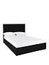  image of nova-faux-leather-ottoman-bed-frame-with-mattress-options-buy-amp-save