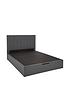  image of very-home-nova-faux-leather-ottoman-bed-frame-with-mattress-options-buy-amp-save