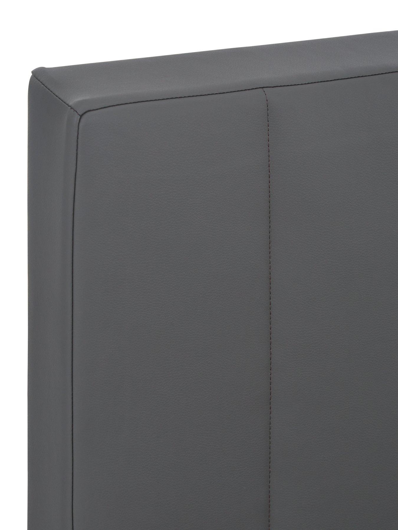 Image 5 of 6 of Very Home Nova Faux Leather End Lift Up Storage Ottoman Bed with Mattress Options (Buy &amp; SAVE!)