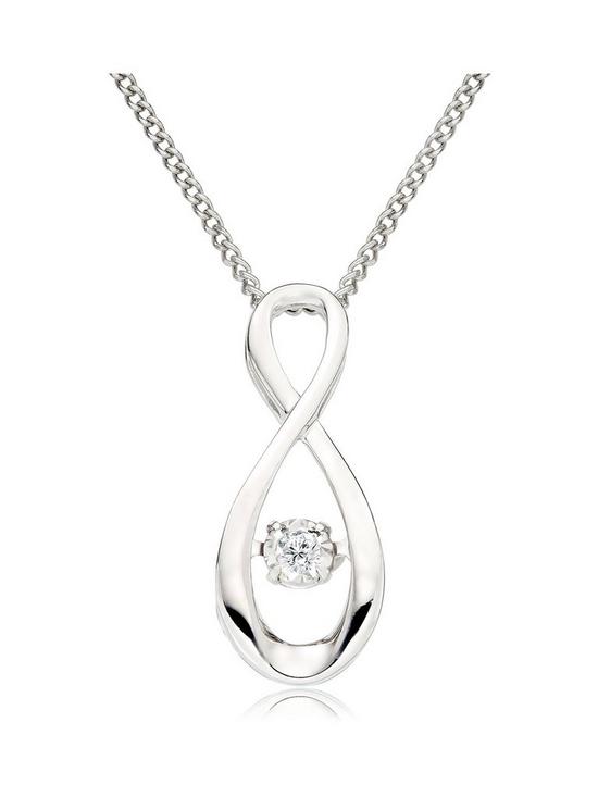 front image of beaverbrooks-9ct-white-gold-diamond-pendant