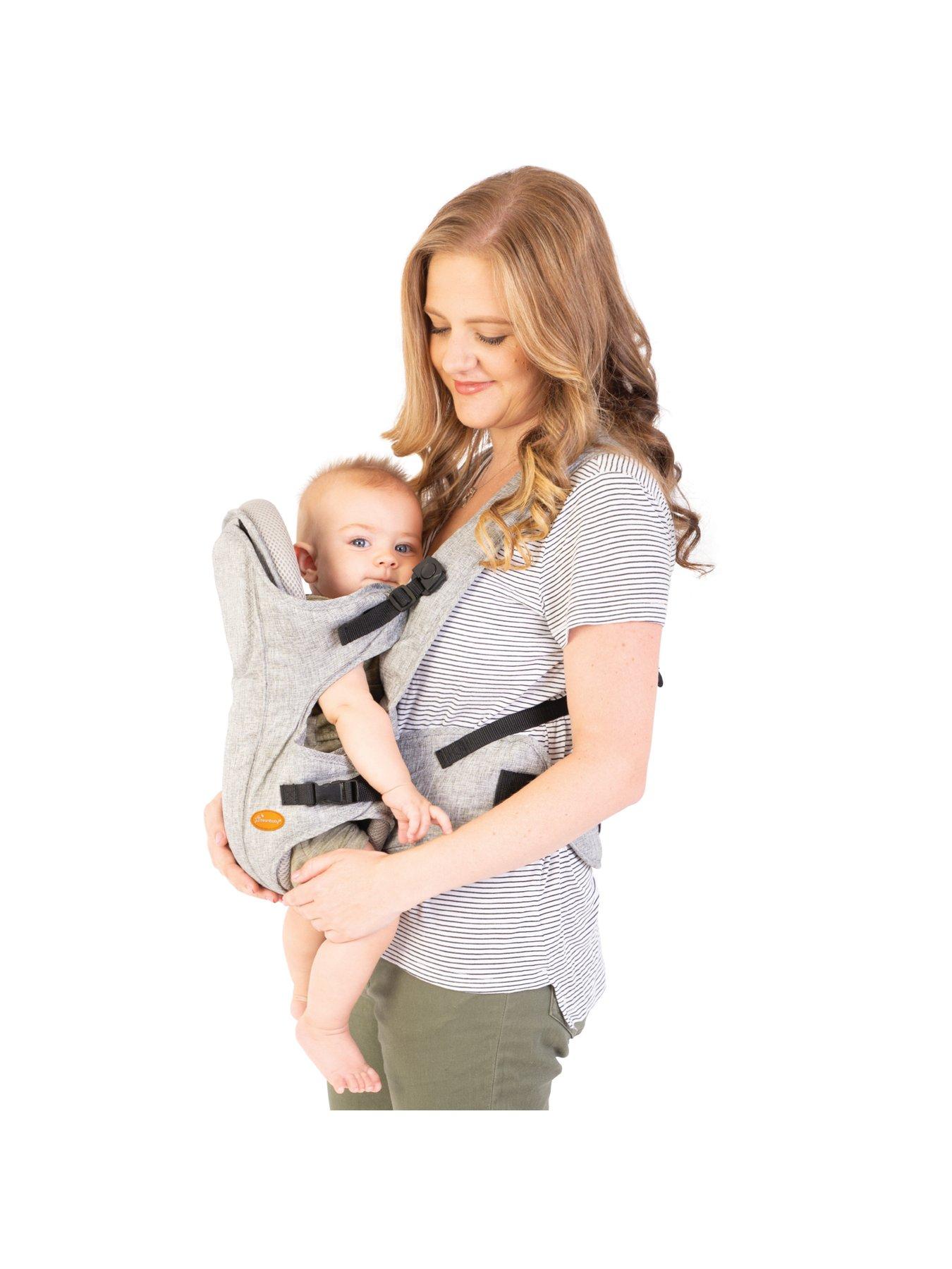 Ergonomic toddler outlet carrier