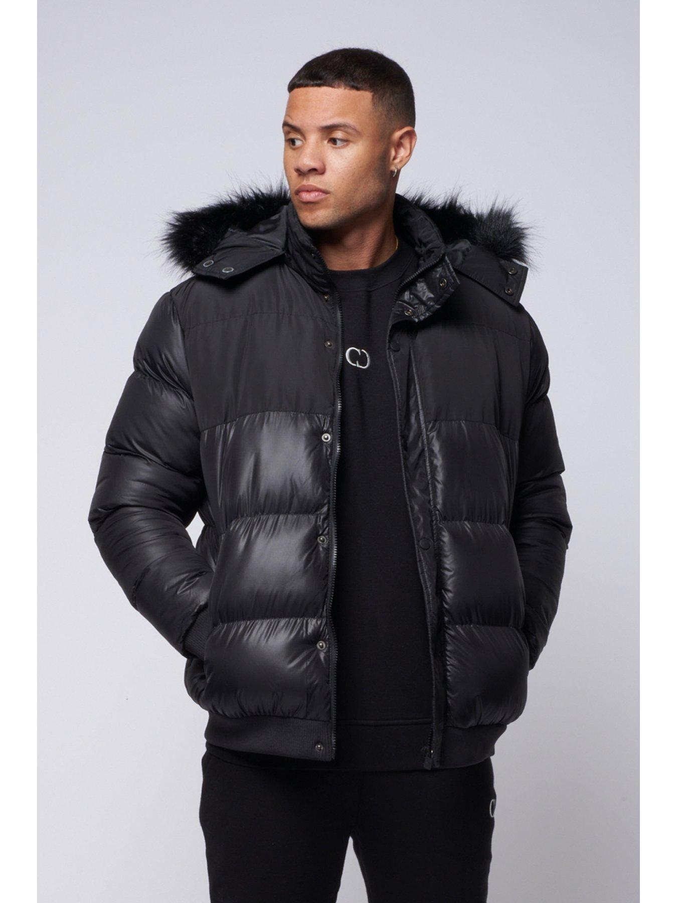 Criminal Damage Polar Jacket - Black | very.co.uk