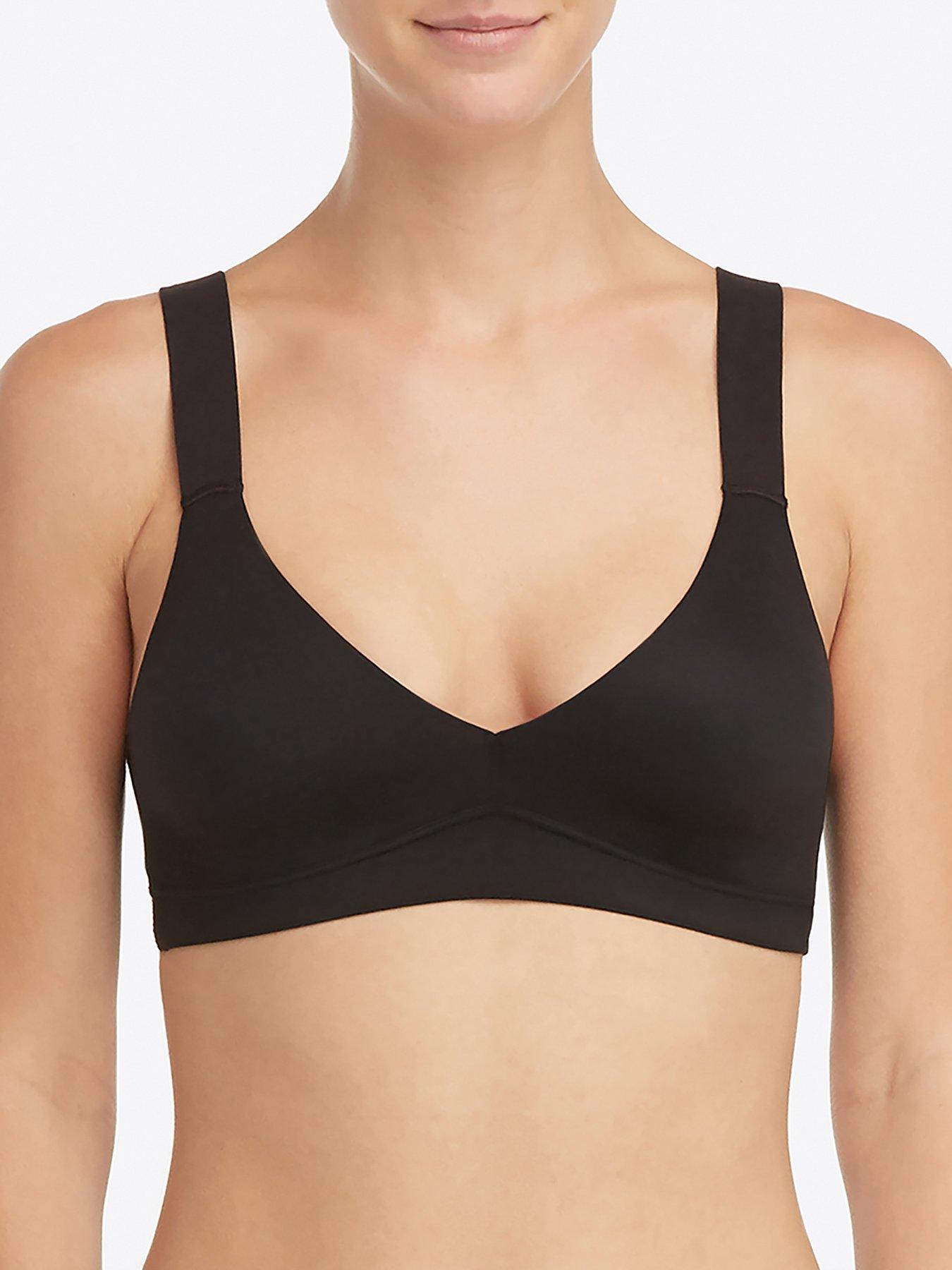 Spanx Brallelujiah Unlined Bralette - Very Black