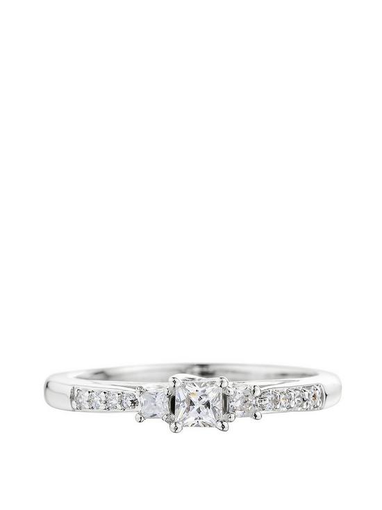 stillFront image of love-diamond-9ct-white-gold-023ct-diamond-trilogy-ring