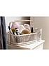  image of premier-housewares-rattan-rectangular-bathroomnbspcaddy-basket