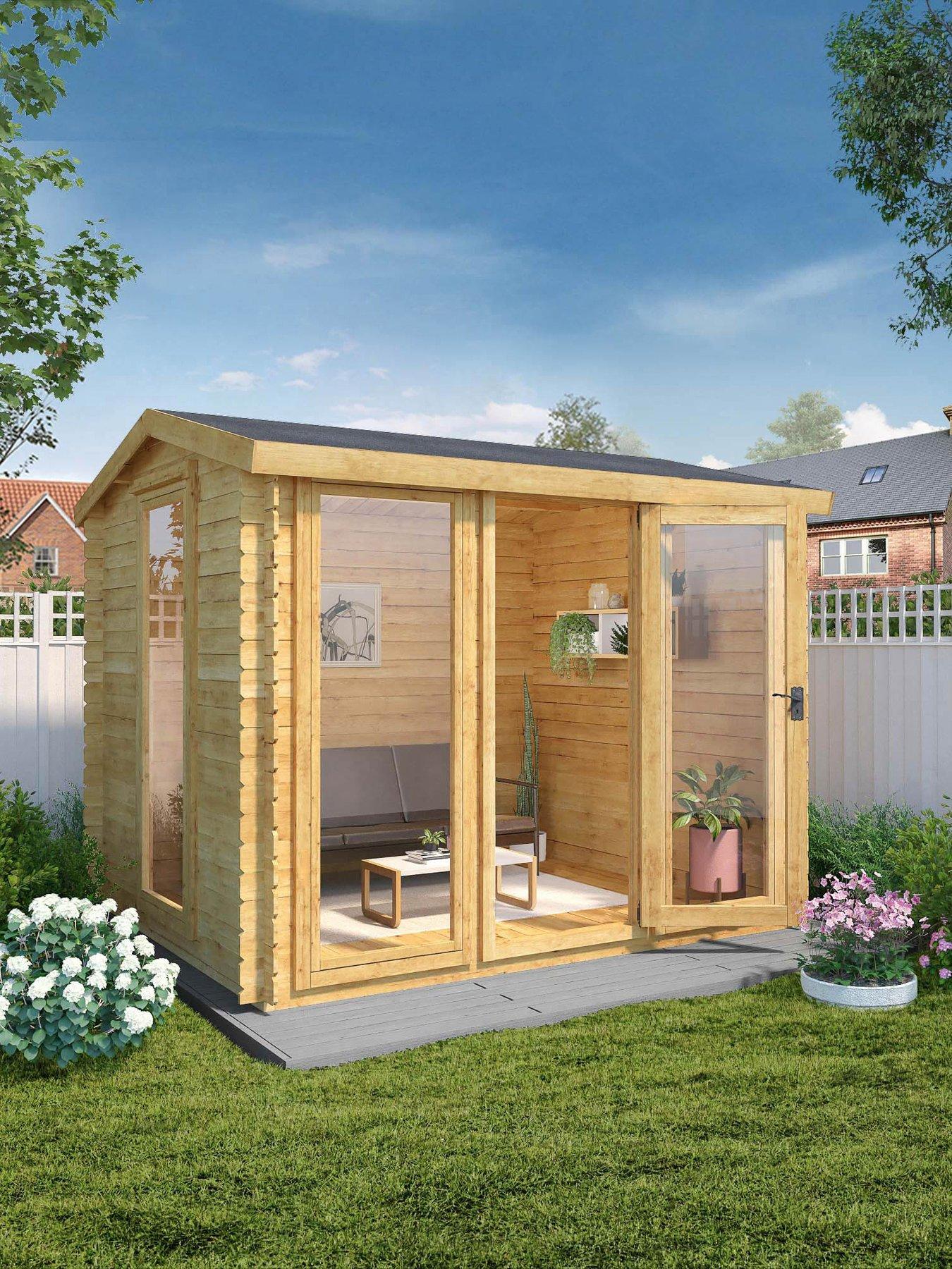 undefined 3m x 2.5m Log Cabin - 19mm - FSC® Certified