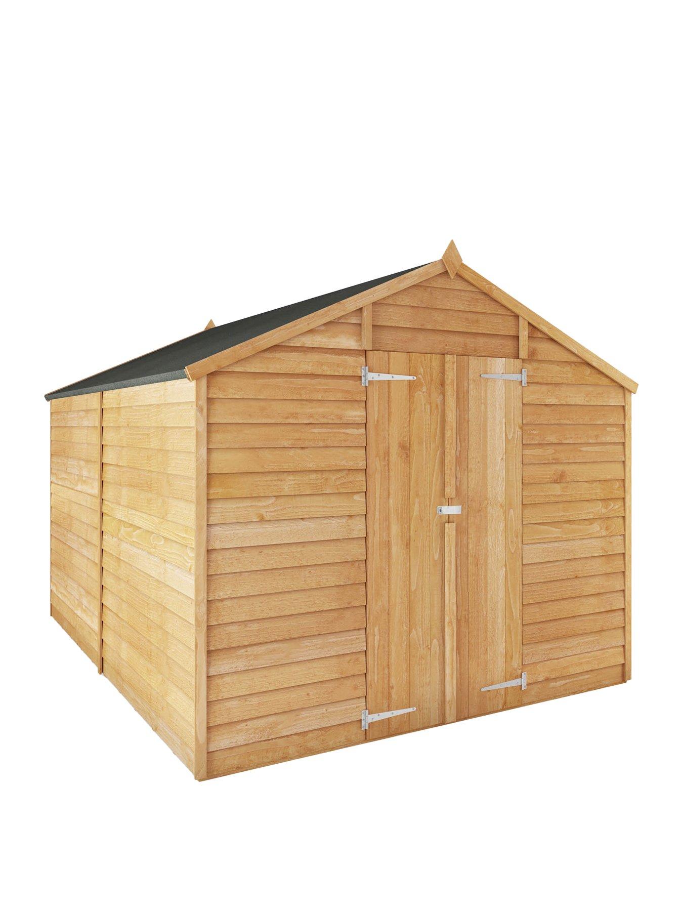 Product photograph of Mercia 10 X 8ft Overlap Windowless Apex Shed from very.co.uk
