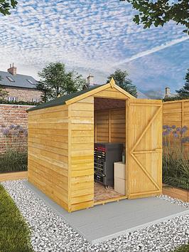 Product photograph of Mercia 7 X 5ft Windowless Overlap Apex Shed from very.co.uk