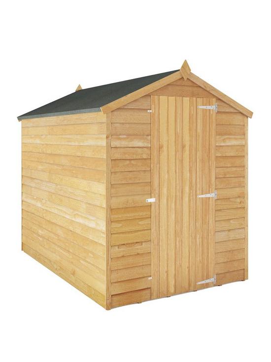 front image of mercia-7-xnbsp5ft-windowless-overlap-apex-shed