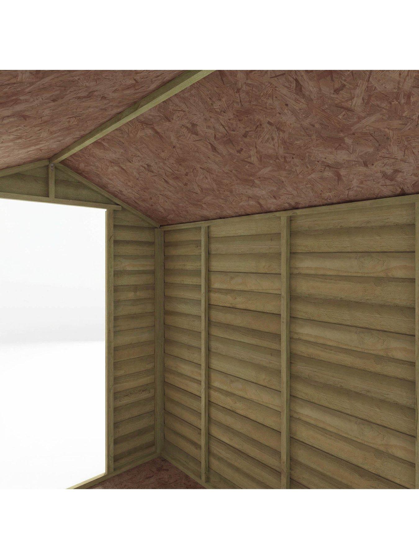 Image 2 of 5 of MERCIA 7 x&nbsp;5ft Windowless Overlap Apex Shed - FSC&reg; Certified