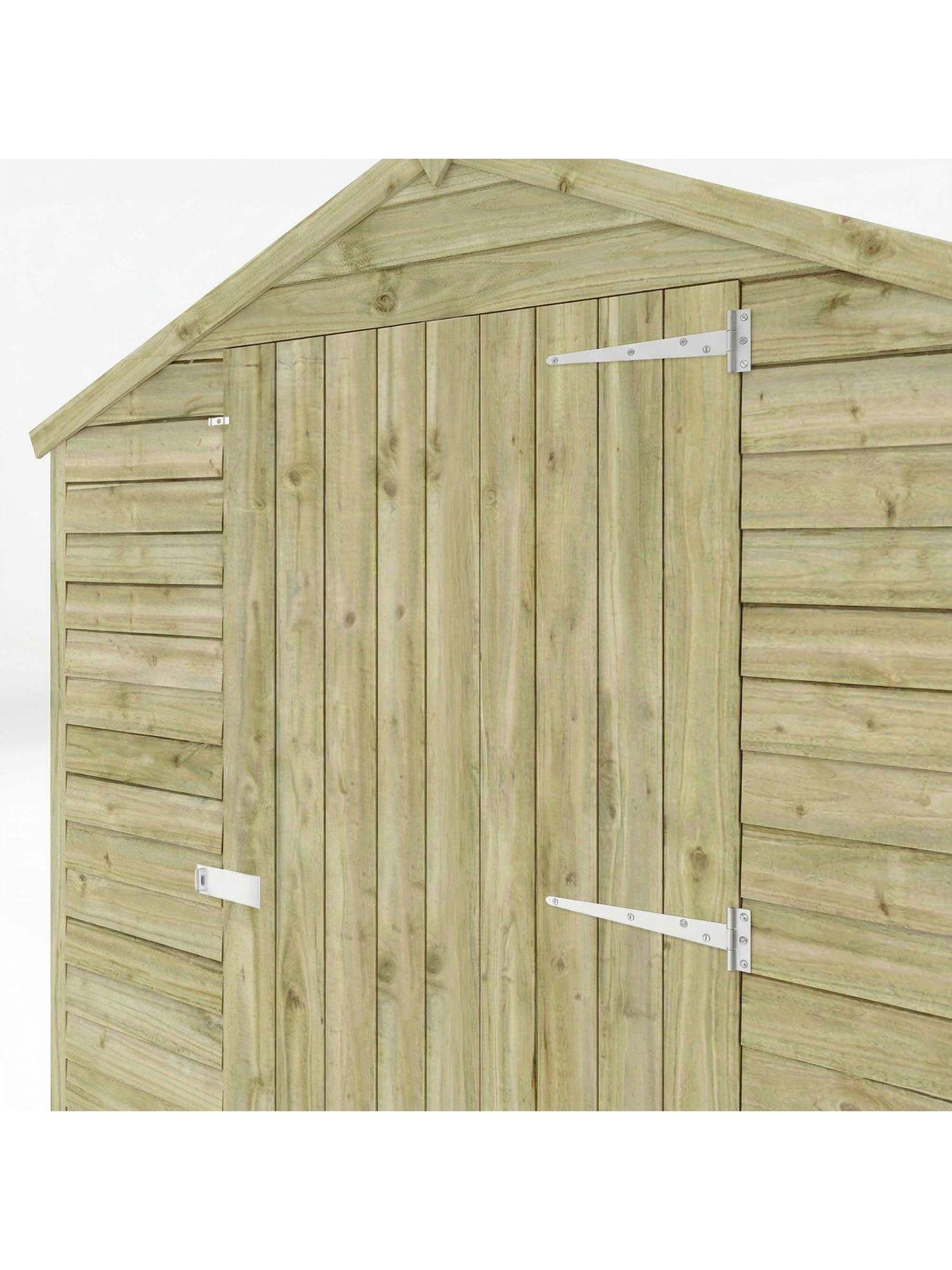 Image 3 of 5 of MERCIA 7 x&nbsp;5ft Windowless Overlap Apex Shed - FSC&reg; Certified