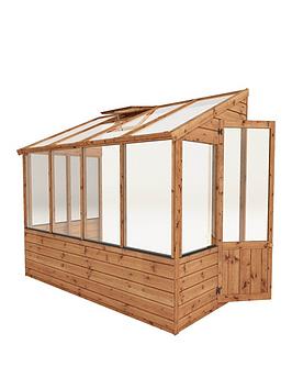 Mercia 8 X 4 Traditional Lean-To Greenhouse