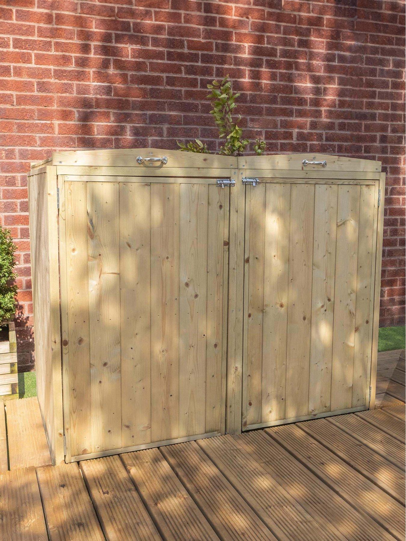 Product photograph of Mercia Premium Double Bin Store from very.co.uk