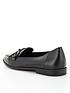  image of v-by-very-bow-trim-loafer-black