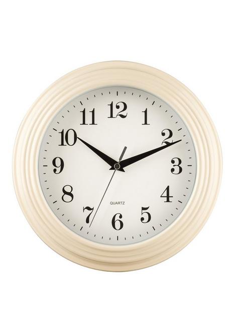 premier-housewares-classic-cream-wall-clock
