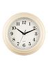  image of premier-housewares-classic-cream-wall-clock