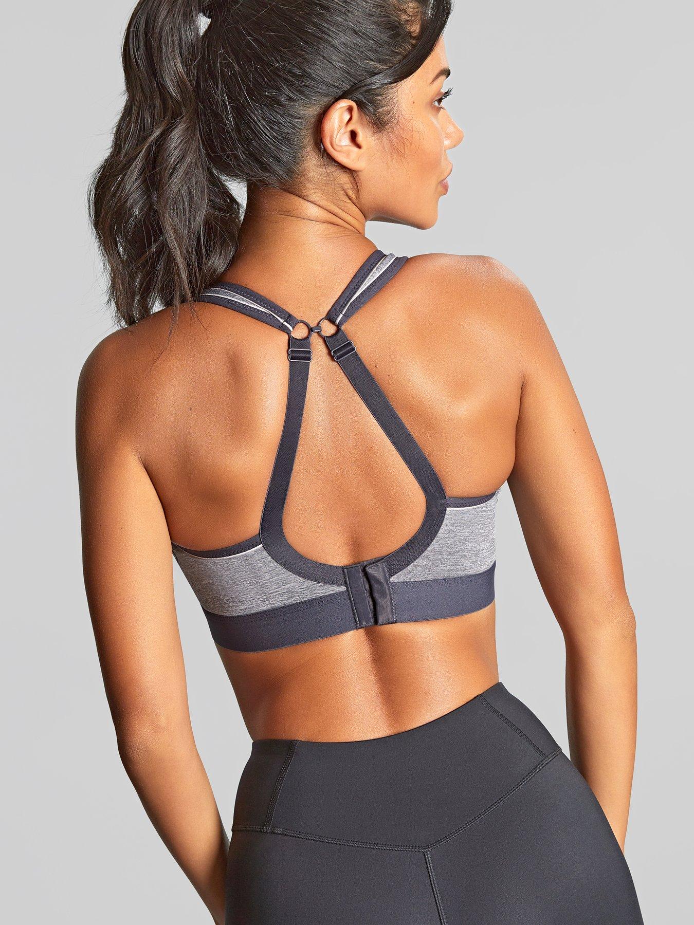 Image 4 of 5 of Panache Sport Panache Boundless Non Wired Sport Bra - Charcoal Marl