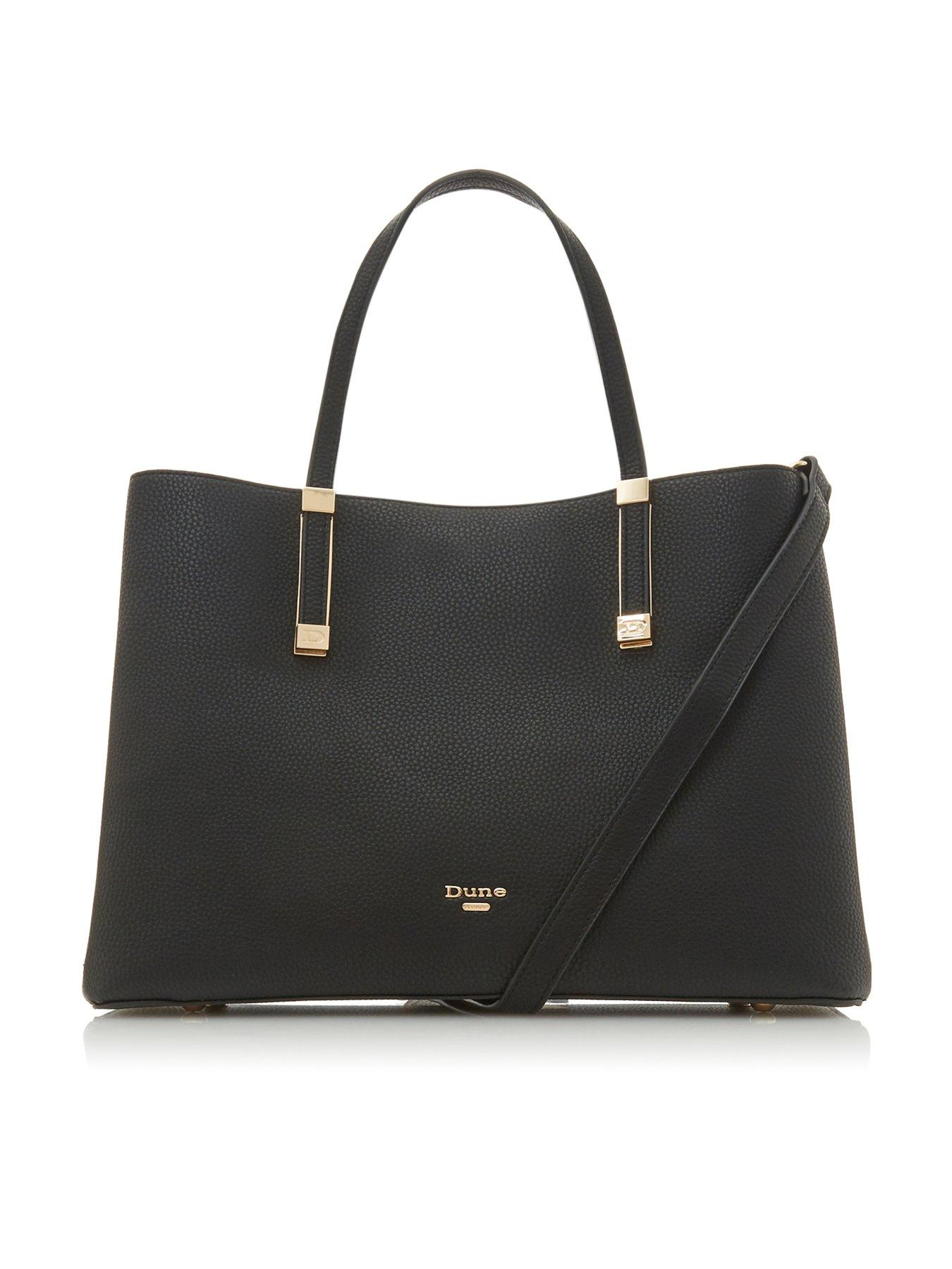 Dune London Dorrie Large Unlined Tote Black Very.co.uk