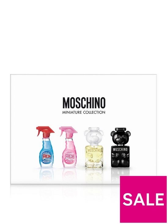 front image of moschino-miniature-fragrance-collection-2020-gift-set