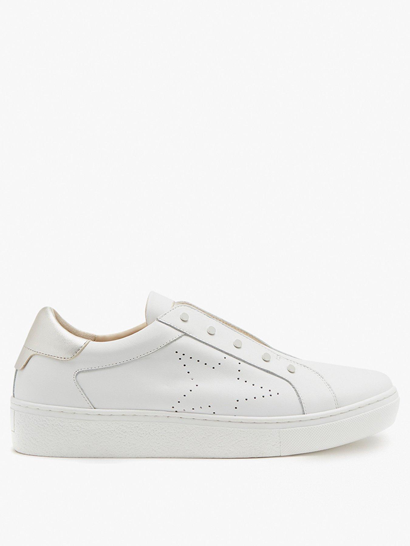 Mint Velvet Indie Slip On Trainer - White | very.co.uk