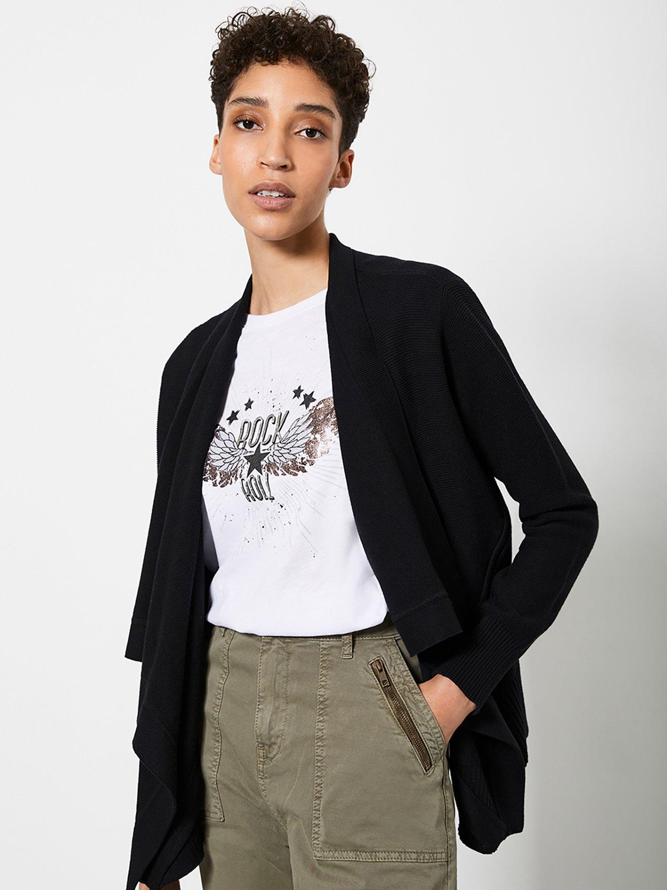 mint velvet biker cardigan