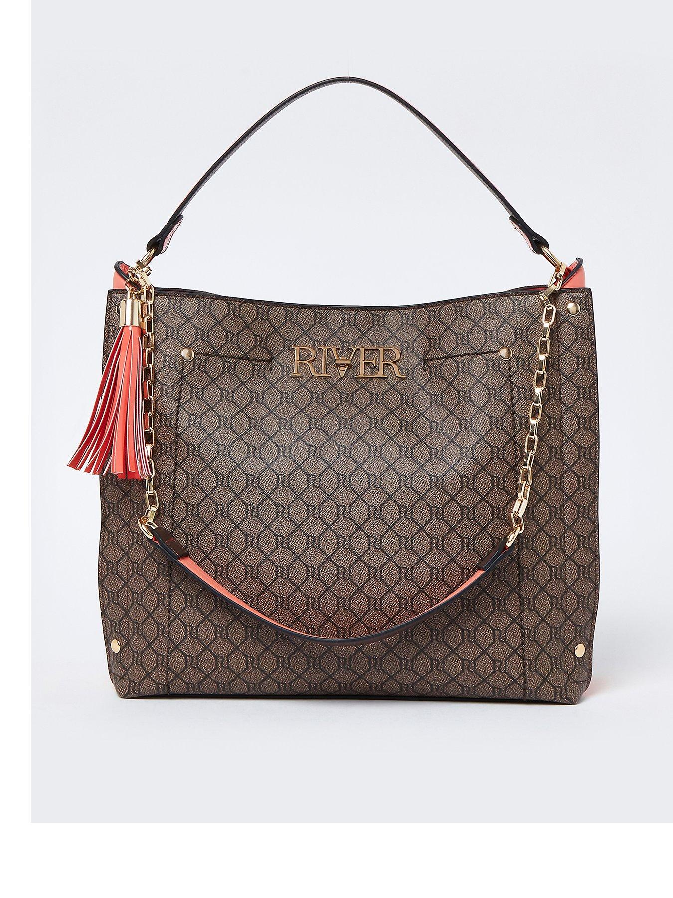 river island bags monogram