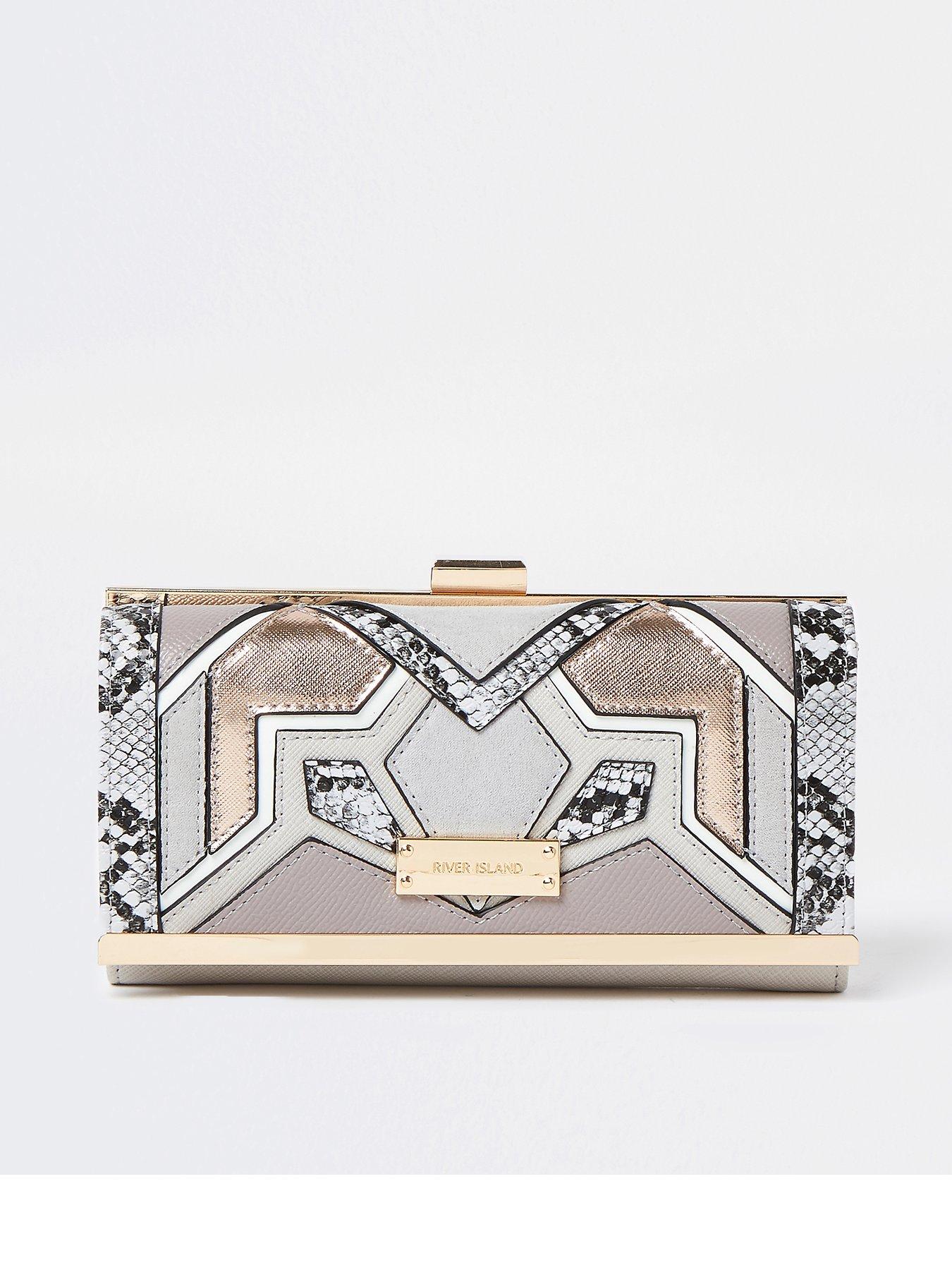 River island 2025 purse grey