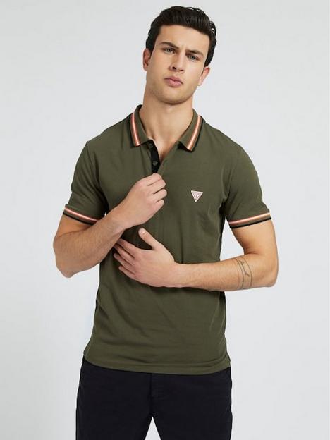 Green | M | Polo Shirts | Guess | T-shirts & polos | Men | www.very.co.uk