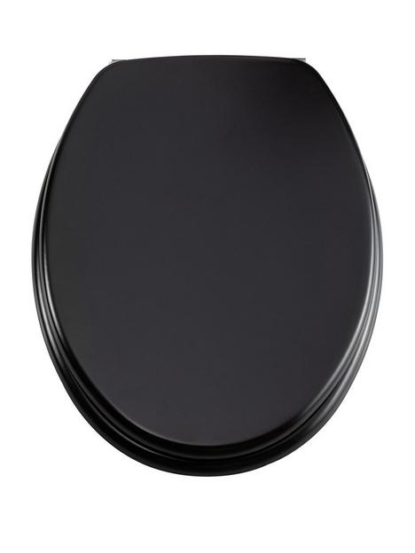 aqualona-matt-black-mdf-toilet-seat