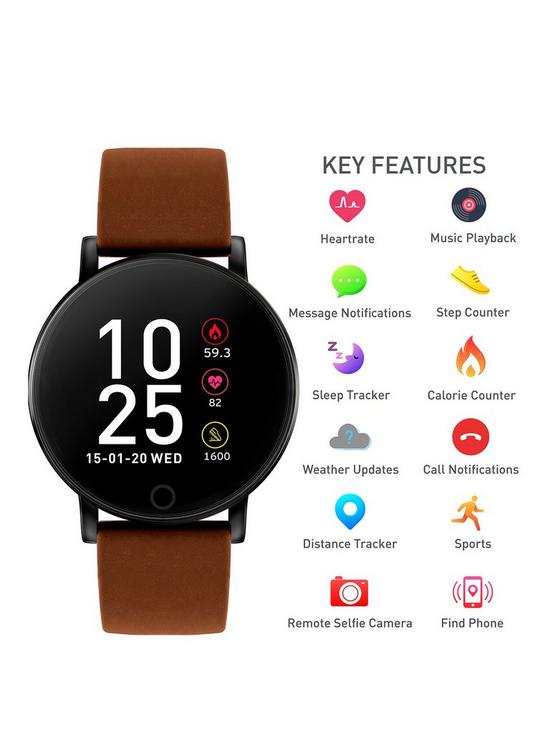 stillFront image of reflex-active-amp-fitness-series-5-smartwatch-with-heart-rate-monitor-music-control-colour-touch-screen-and-upto-7-day-battery-life