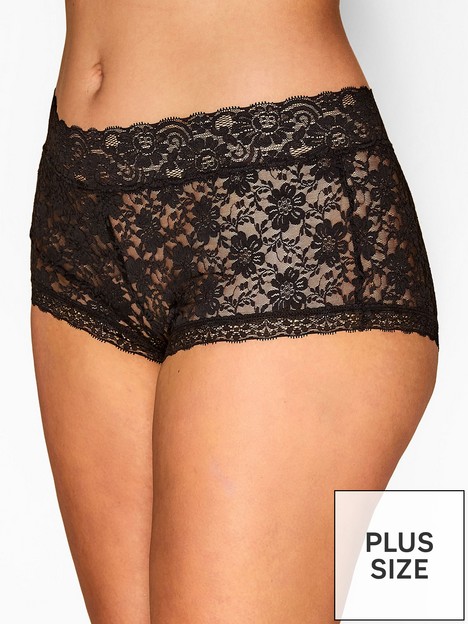 yours-yoursnbspblack-lace-short