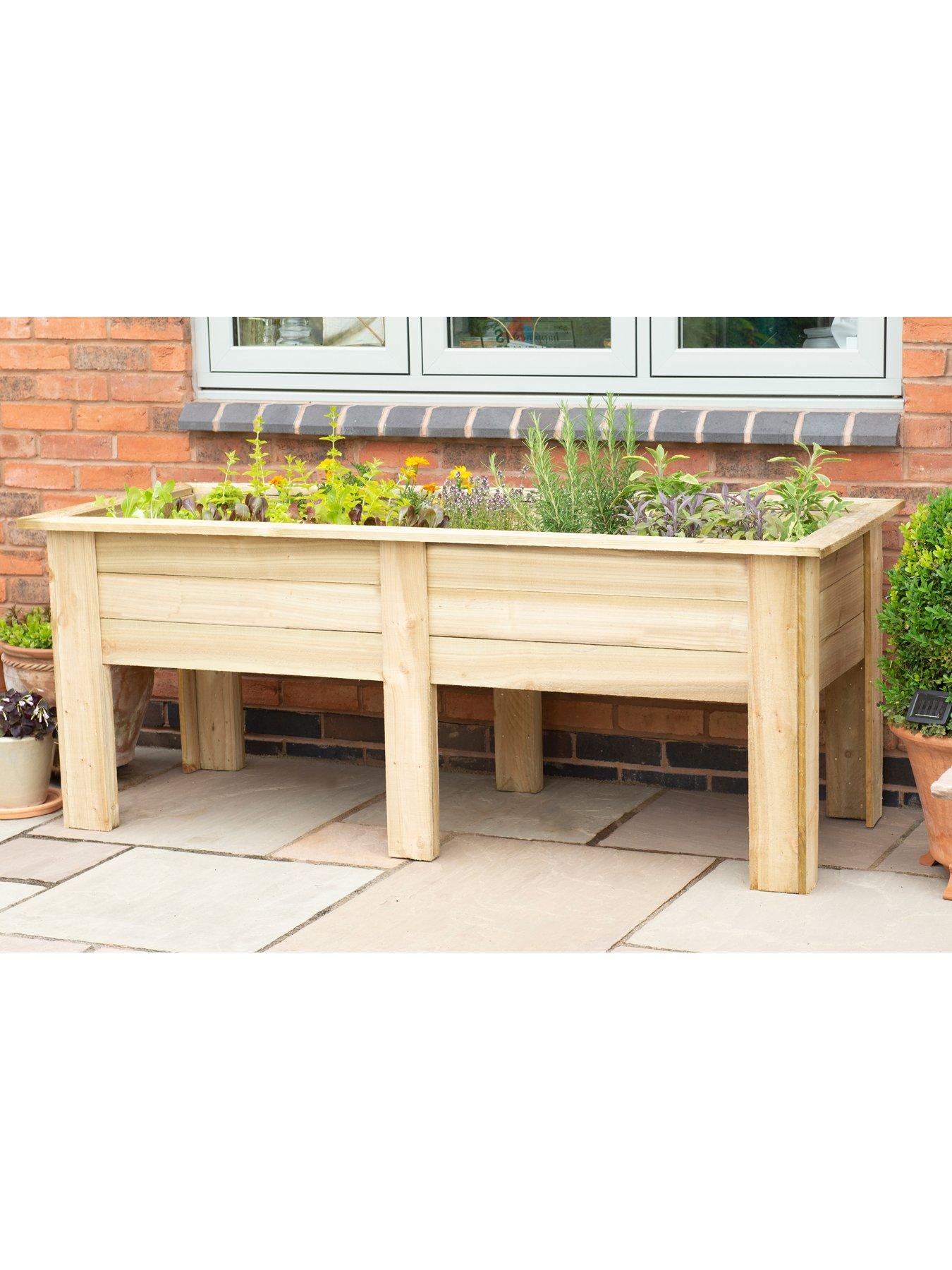 Product photograph of Forest Kitchen Large Garden Planter 1 8m W from very.co.uk