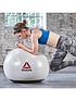  image of reebok-weighted-base-gymball-with-pumpnbsp55cm