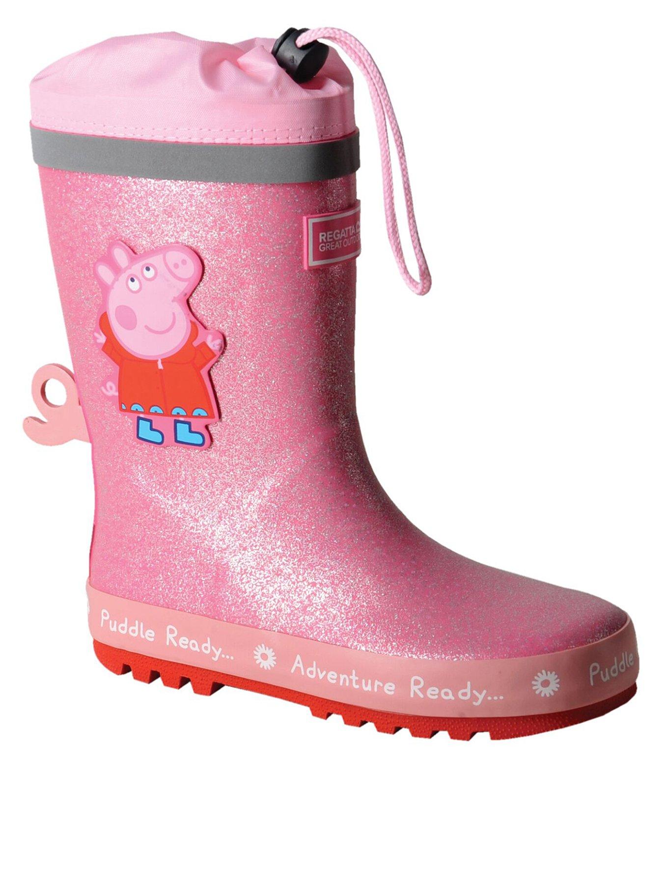 George deals pig wellies