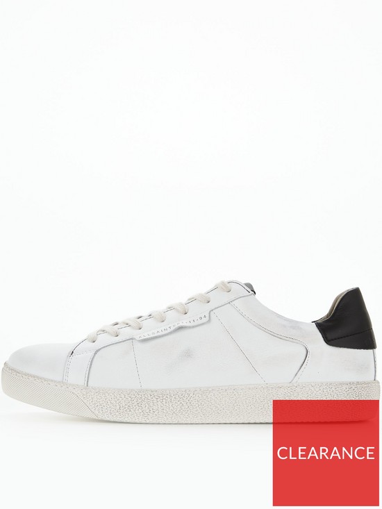 stillFront image of allsaints-mens-sheer-leather-trainers-white